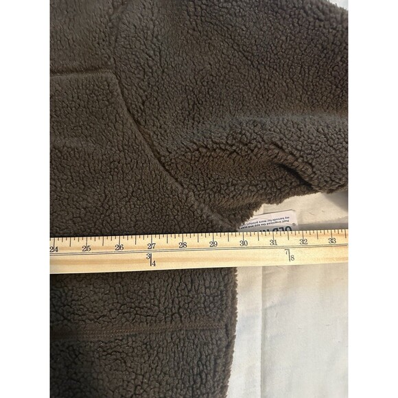 OLD NAVY Oversized Brown Sherpa Full Zip Sweater Women's SIZE XXL NWT - Picture 7 of 7